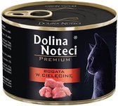 Dolina Noteci Premium rijk aan kalfsvlees - nat kattenvoer - 185g