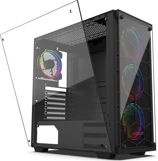 Krux LEDA ATX Toren Zwart