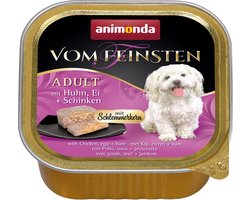 animonda Vom Feinsten Gourmet core with Chicken, egg + ham Egg, Kip, Ham Adult - 22 x 150g