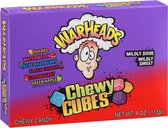 Warheads Sour Chewy Cubes (113 gram) - 12 Stuks