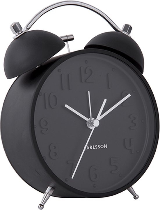 Alarm clock Iconic matt black