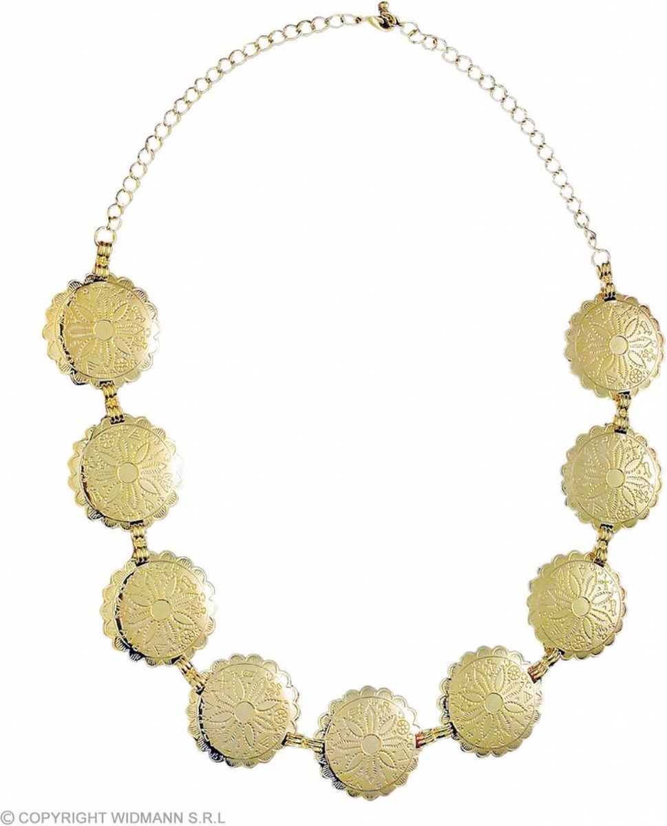 Medaillon romeinse halsketting - Goud