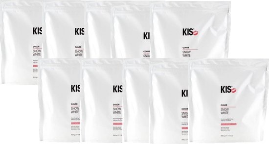 Kis Snow White Bleach Blondeerpoeder Voordeelverpakking 10x500gr Bol kis-snow-white-bleach-blondeerpoeder-voordeelverpakking-10x500gr-bol