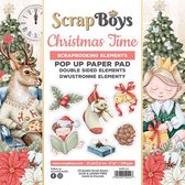 Scrapboys POP UP Paper Pad - CHTI11 - Christmas Time