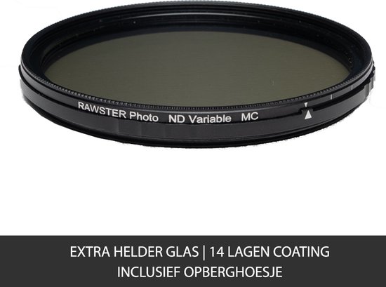Urth 46mm ND2-400 (1-8.6 Stops) Variabel ND Filter voor Lens