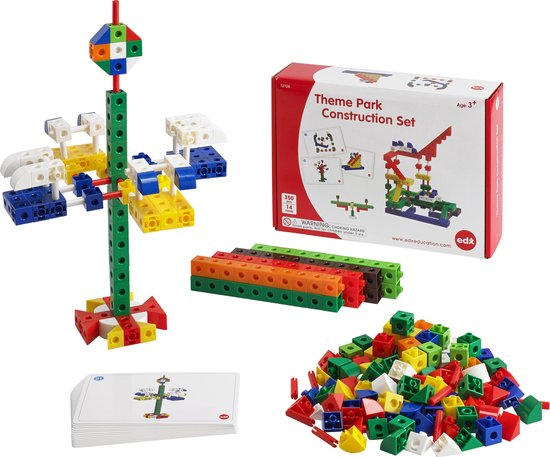 Edx Education Thema Bouwset Linking Cubes 2 cm | Set met 350 centicubes blokjes