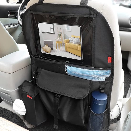 YOOFAN Protecteur de dossier de voiture (2 pièces), protecteur de siège de  voiture