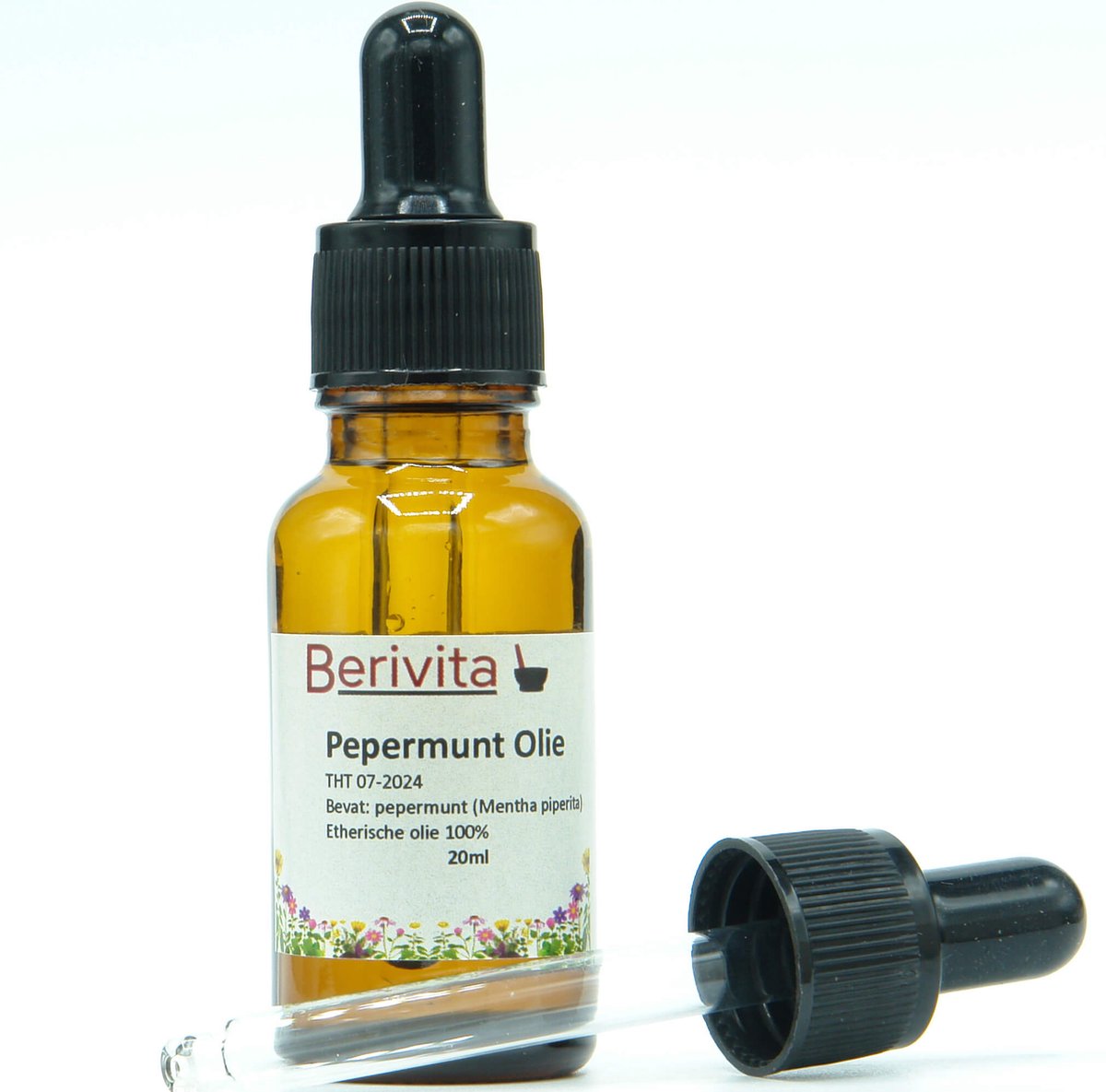 Goedkoopste Pepermuntolie 100 20ml Pipetfles - Etherische Pepermunt Olie van Muntplant - Peppermint