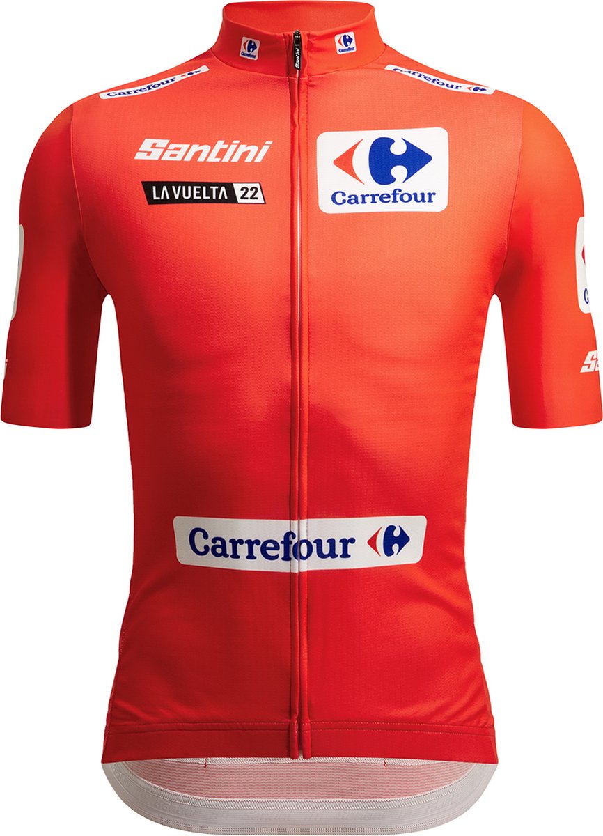 Santini Leader Jersey - Vuelta General Classification ROOD - Maat XL