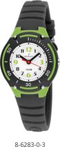 Nowley 8-6283-0-3 analoog horloge 30 mm 100 meter zwart/ groen