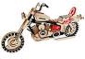 Houten modelbouw - Wooden Puzzle - Miniatuurbouw hout - Motorcycle HDI