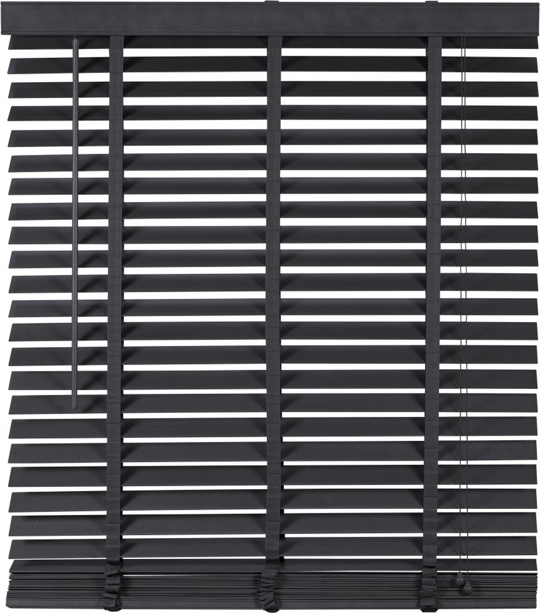 Woonexpress Jaloezie 120x180 Hout Hout Zwart 120 x 180 x 5 cm