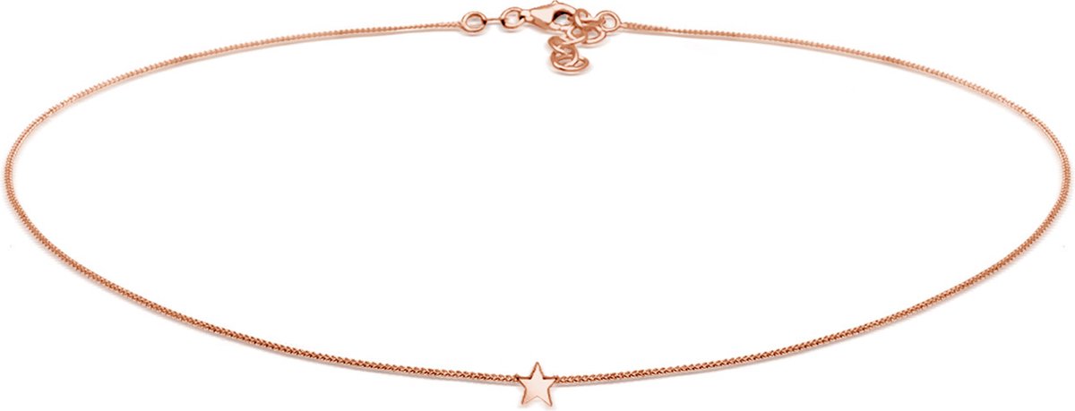 Elli - Halsketting - Dames Choker Basis Ster Astro in 925 Sterling Zilver - Dames