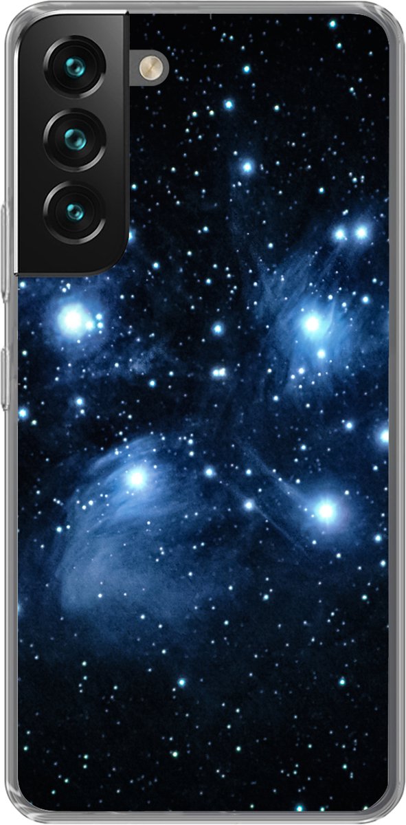 Telefoonhoesje Geschikt voor Samsung Galaxy S22 Plus hoesje - Universum - Planeten - Sterren - Jongens - Meisjes - Kinderen - Siliconen Telefoonhoesje Telefoonhoesje