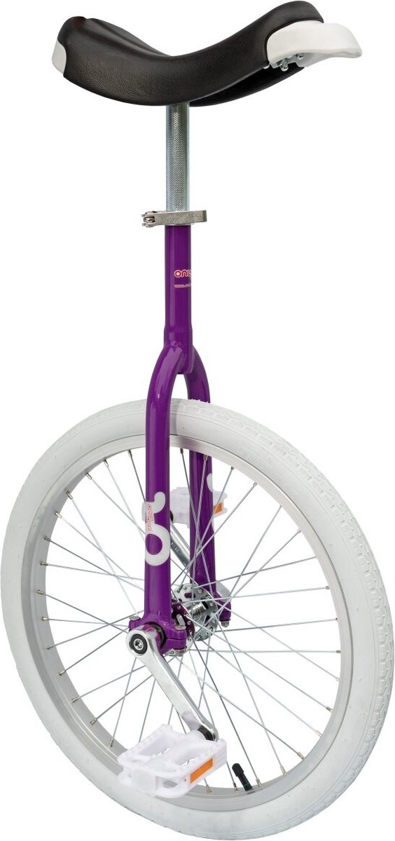 OnlyOne Einrad, fuchsia/white Wielmaat 20"