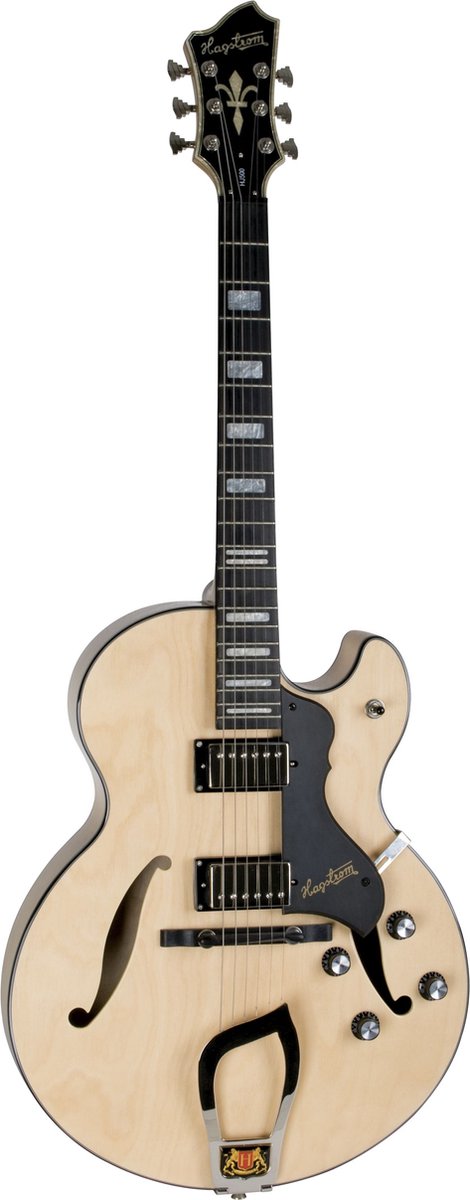 Hagstrom HJ-500 NT Natural - Semi-akoestische gitaar