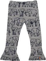 Flared broek olifanten grijs