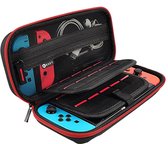 Case geschikt voor Nintendo Switch - Beschermhoes - Hard Cover - Rood
