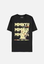 Pokémon Heren Tshirt -XL- Mimikyu Zwart