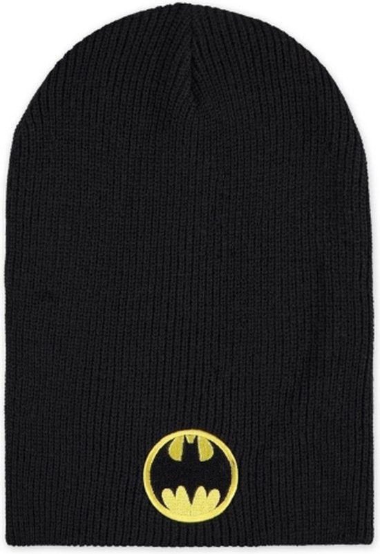 DC Comics Batman Bonnet Chapeau Logo Slouchy Zwart
