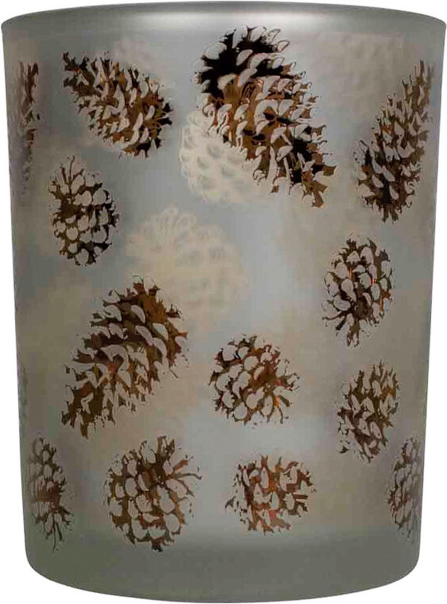Mars & More - Windlicht 'Herfst Dennenappel' - Maat M