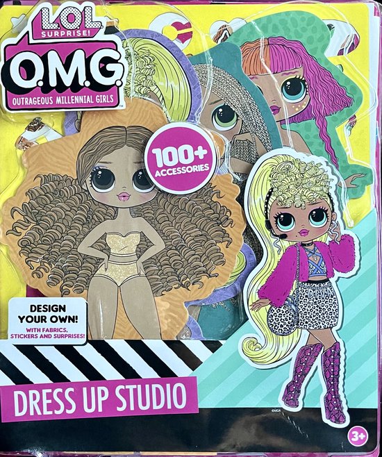 L.O.L. Surprise! O.M.G. Dress up studio - Ontwerp je eigen pop - 4 style dolls en 100+ accessoires
