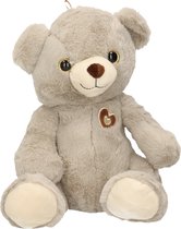 Sandy Knuffel - Teddybeer - grijs - beren knuffels - pluche - 28 cm