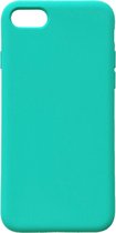 Casemania Hoesje Geschikt voor Apple iPhone 7 & 8 Turquoise - Extra Stevig Siliconen Back Cover