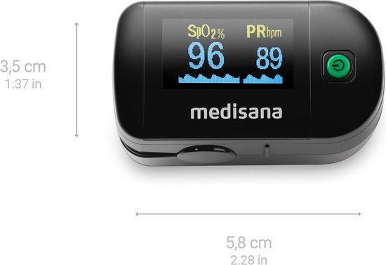 medisana PM 100 - Black Saturatiemeter
