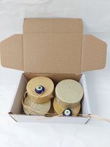 Zeepbakje cadeau en GRATIS verzending - History Soap Voordeelverpakking 4 stuks - Aleppo olijfolie zepen MIX - 100% natuurlijk, veganistisch en dierproefvrij. Gebruik voor gezicht, hand en lichaam