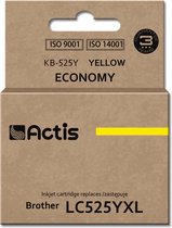 Actis KB-525Y inkt (vervangt Brother LC525Y; Standaard; 15 ml; geel)