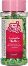 FunCakes Sprinkles Taartdecoratie - Sprinkle Medley - Green - 65g