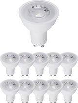 LED Spots met GU10 fitting - Warm wit licht - MR16 - 4W vervangt 50W - 10 Spotjes