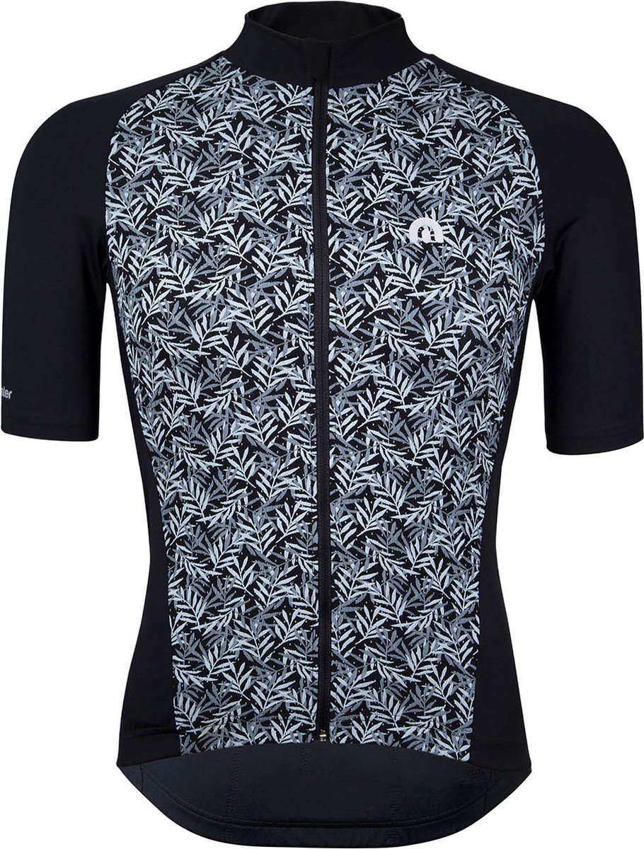 Megmeister Dames Fietsshirt Fern Leaves Greyed Jade
