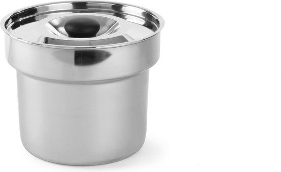 HENDI Bain marie pan – roestvast staal – 4,2L – Ø220x(H)190mm — afbeelding 4