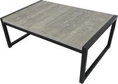 Industriële Salontafel Steigerhout Two