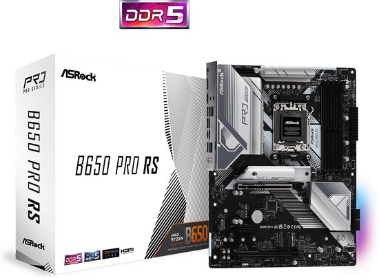 ASROCK B650 Pro RS - Carte mère - ATX - Socket AM5 - AMD B650 - DDR5 -  Realtek ALC897