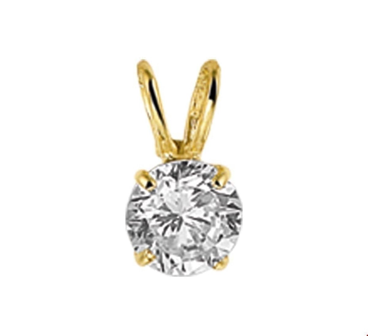 hanger zirkonia 14K geelgoud 4017288