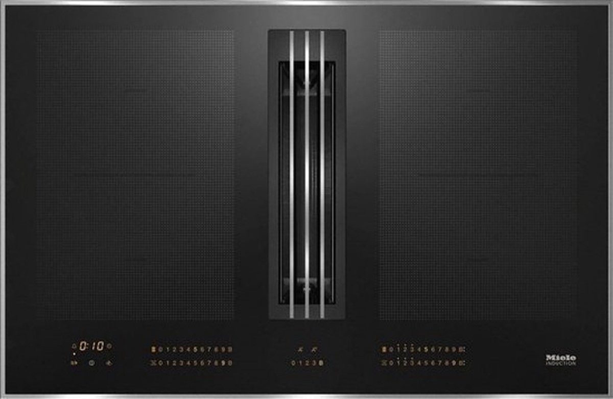 VEVOR Inductiekookplaat, inductiekookplaat, 6800 W, 4 platen, inductiekookplaat, touchscreen, 9 warmtestanden, ingebouwde inductiekookplaat, automatische uitschakeling en kinderbeveiliging