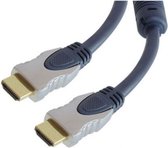 5m HDMI A - 5 m - HDMI Type A (Standard) - HDMI Type A (Standard) - 1920 x 1080 pixels - Black,Silver