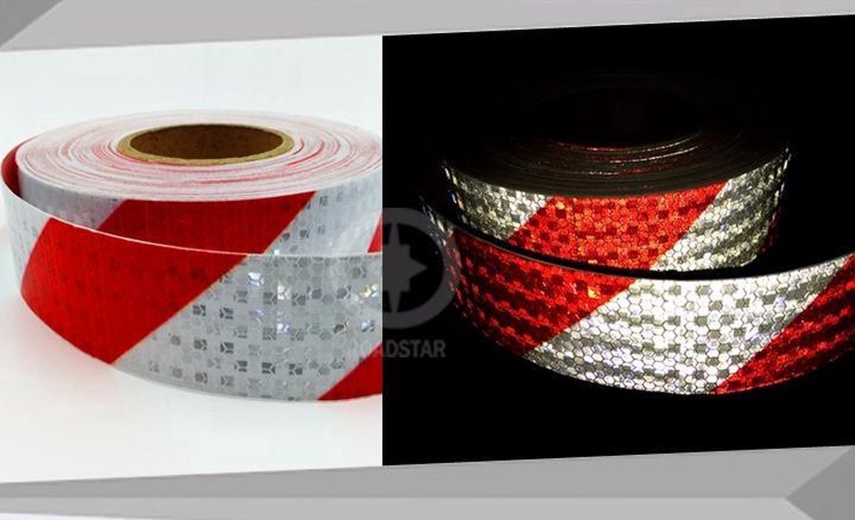 Reflectie tape - Veiligheids stickers voor verkeer - vrachtwagen, motor ...