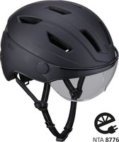 BBB Cycling Move Faceshield Transparant Fietshelm BHE-57 - Speed Pedelec, E-bike & Snorfiets - NTA 8776 - Mat Zwart - Maat L