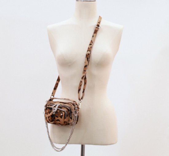 Nunoo Petit Sac à Bandoulière / Sac à Bandoulière Femme - Cuir - Helena - Imprimé