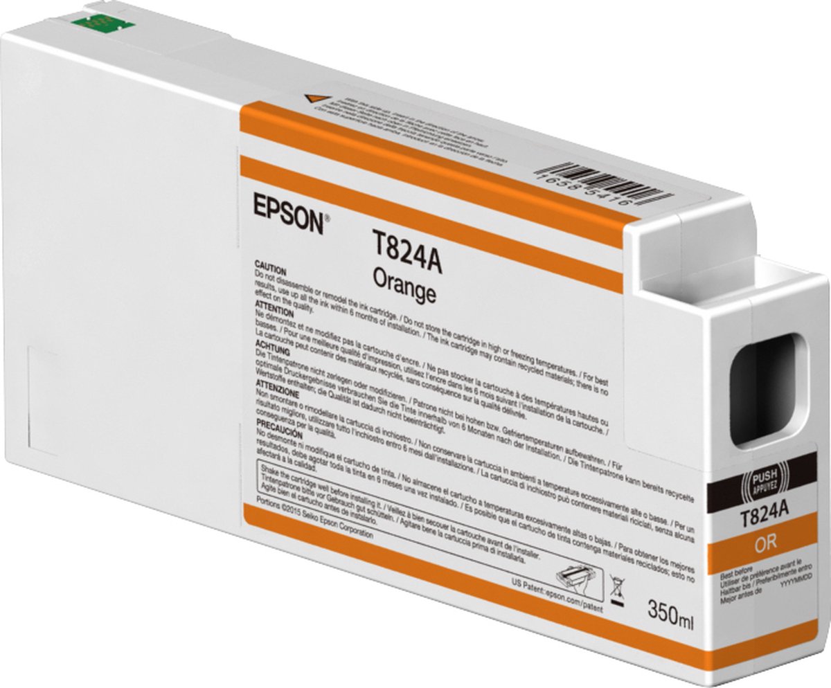 Original Ink Cartridge Epson C13T824A00 Orange