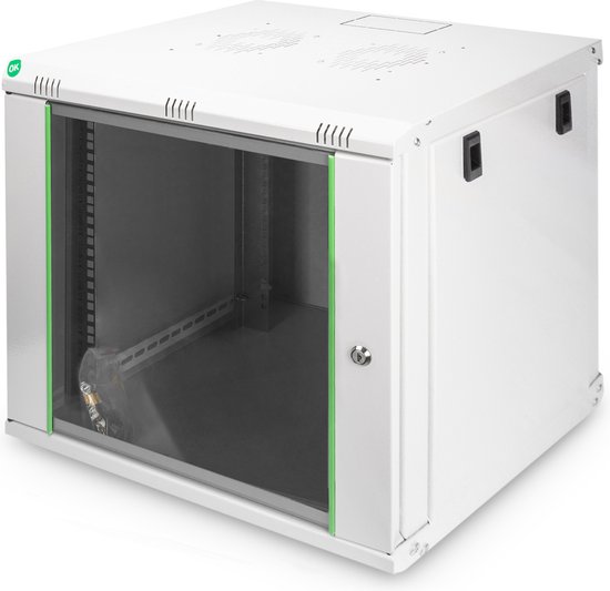 Wall-mounted Rack Cabinet Digitus DN-19 09-U-EC | bol