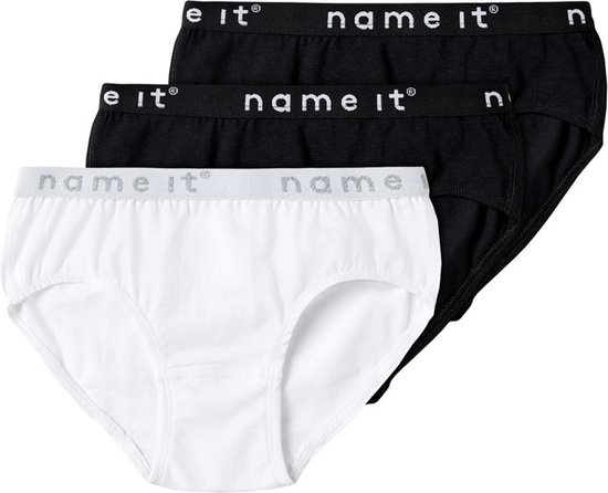 Name it meisjes slips - 3-pack - Basic - 86