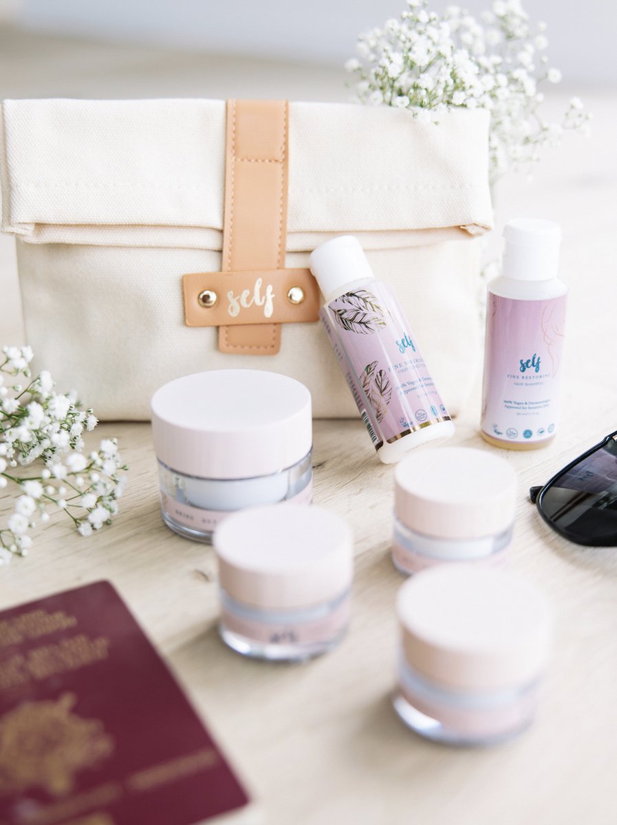 Goedkoopste Natural SELF - Travel Set - Reisformaat - Travelsize - Tester - Vakantie - Geschenk - Natuurlijk - Vegan - Cadeau - Giftset - Skincare - Bodycare - Haircare - Dagcrème