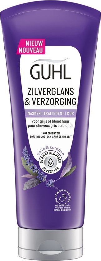 Guhl Zilverglans & Verzorging Anti-Geel Haarmasker 200 ml | bol.com