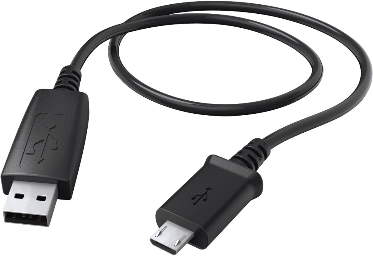 Hama 00178389 USB-kabel USB 2.0 0,6 m Mini-USB A Micro-USB A Zwart