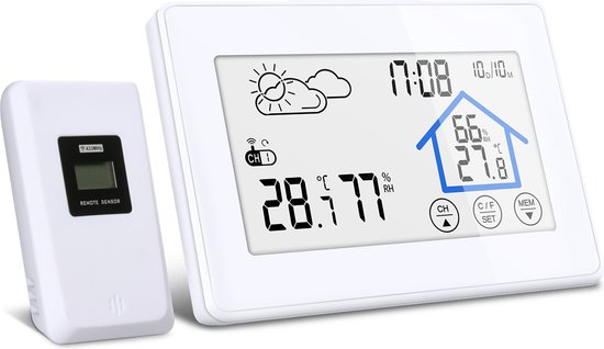 Station météo professionnelle prévisions temps réel thermomètre